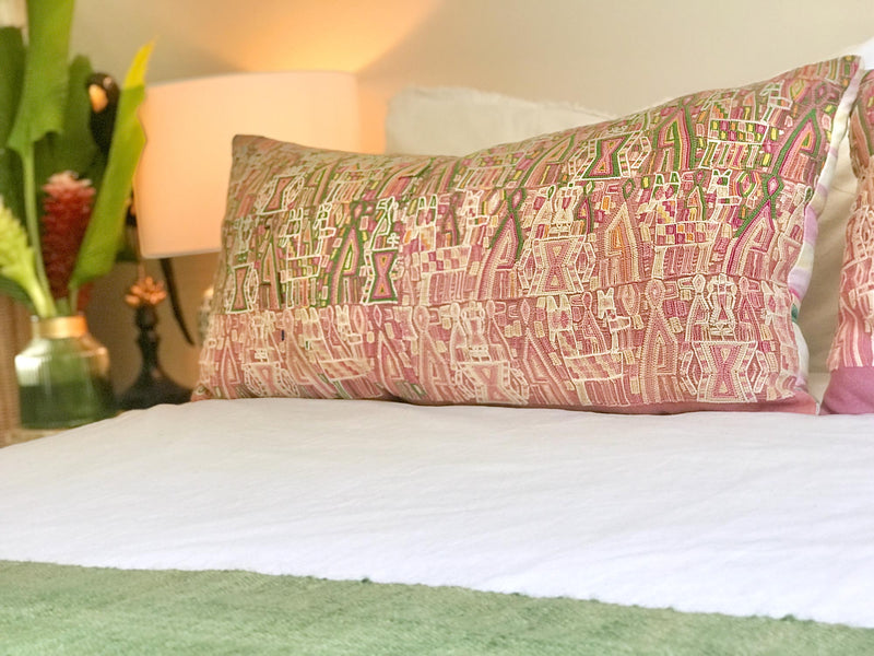 Guatemalan Huipil Pillows - Nebaj IX