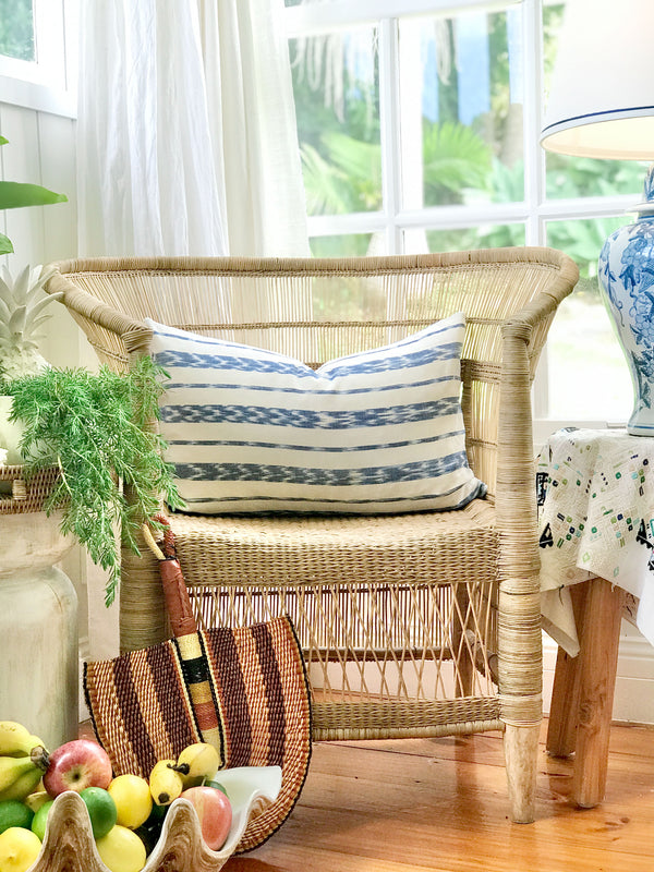 Chasing Summer - Ikat Lumbar Pillow