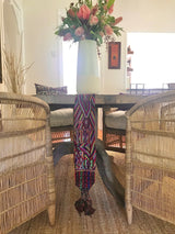 Guatemalan Textile, boho table runner, originally a Nebaj tocoyal