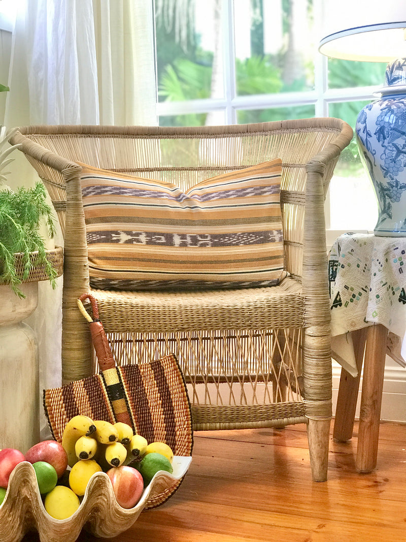 Golden Hour - Ikat Lumbar Pillow