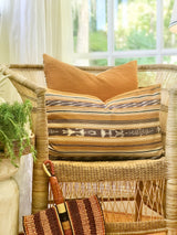 Golden Hour - Ikat Throw Pillow
