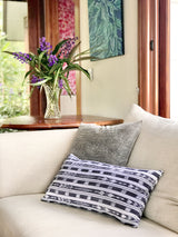 Zebra - Ikat Lumbar Pillow