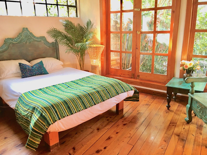 Guatemalan textiles, huipil pillow - Lamour Artisans
