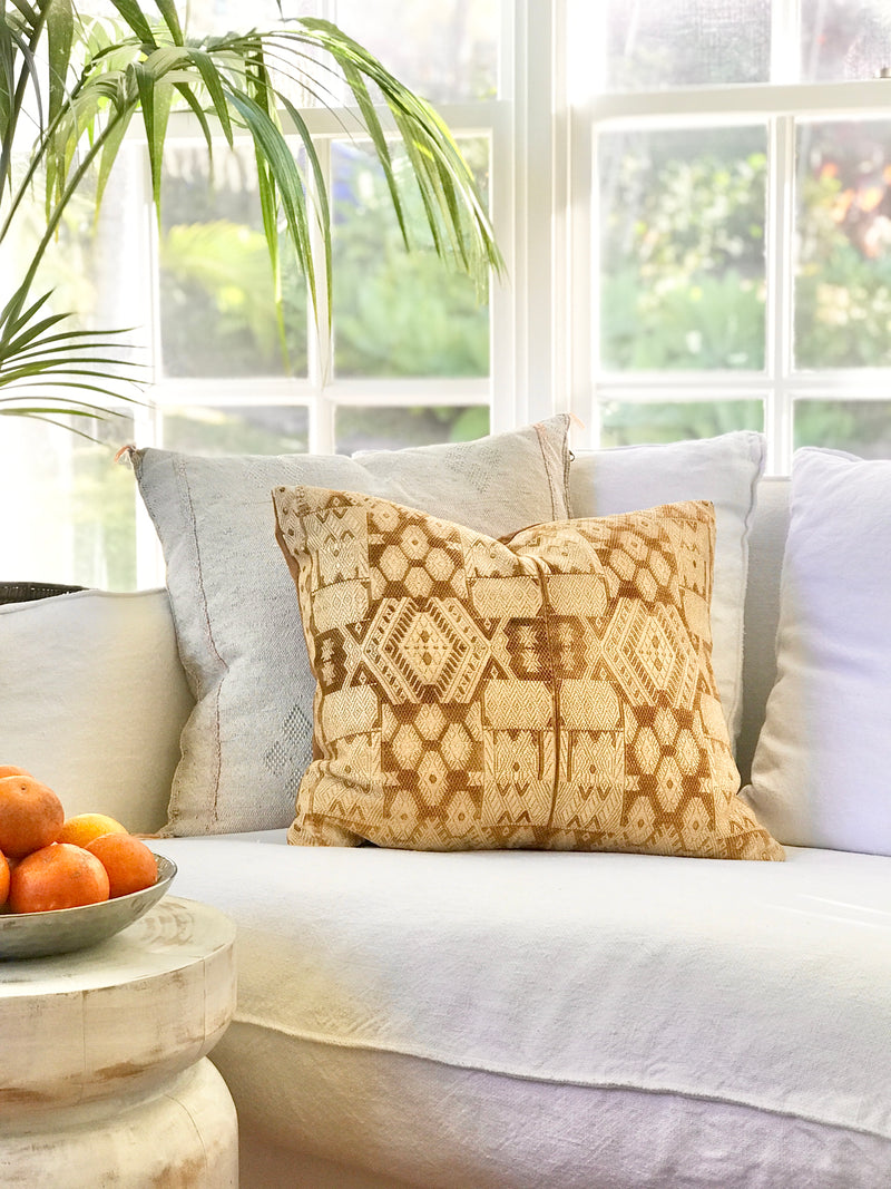 Vintage Textile Cushion - Geometric Chichicastenango XXX