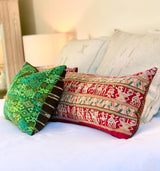 Vintage Textile Cushion - Red Nebaj XIII