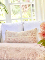 Vintage Textile Cushion - Pink Nebaj XV