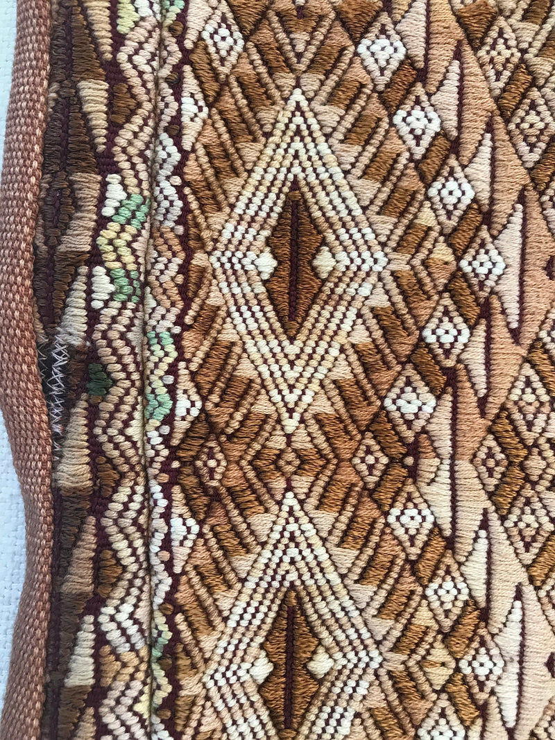 Vintage Textile Cushion - Geometric Chichicastenango XXI