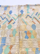 Vintage Textile Cushion -  Pale Nahuala VII