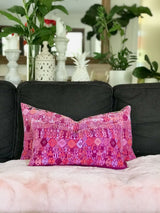 Guatemalan textiles, huipil pillow - Lamour Artisans