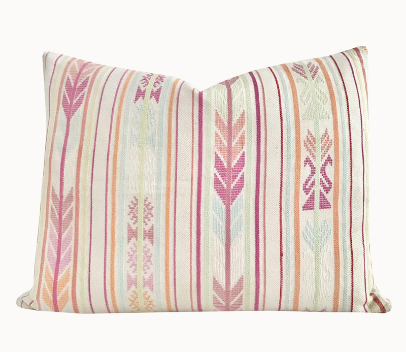 Vintage textile guatemalan cushion