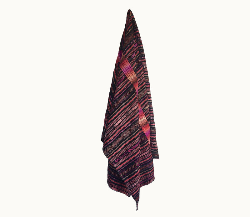 Guatemalan textiles, ikat pillow - Lamour Artisans