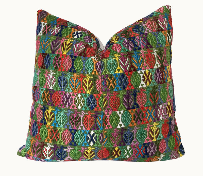 Guatemalan textiles, huipil pillow - Lamour Artisans