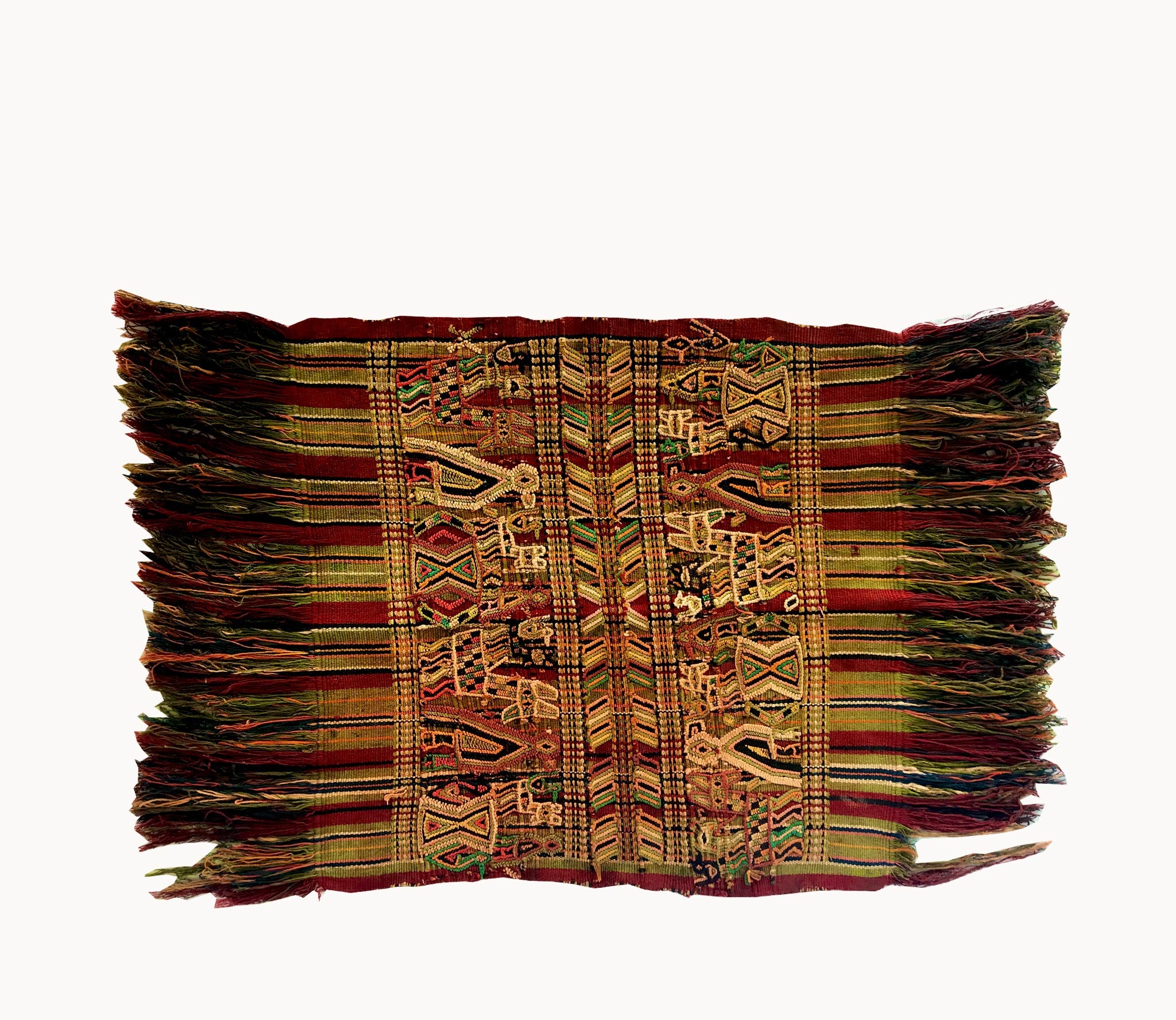 Guatemalan Textile - Antique ceremonial cloth from Nebaj VI