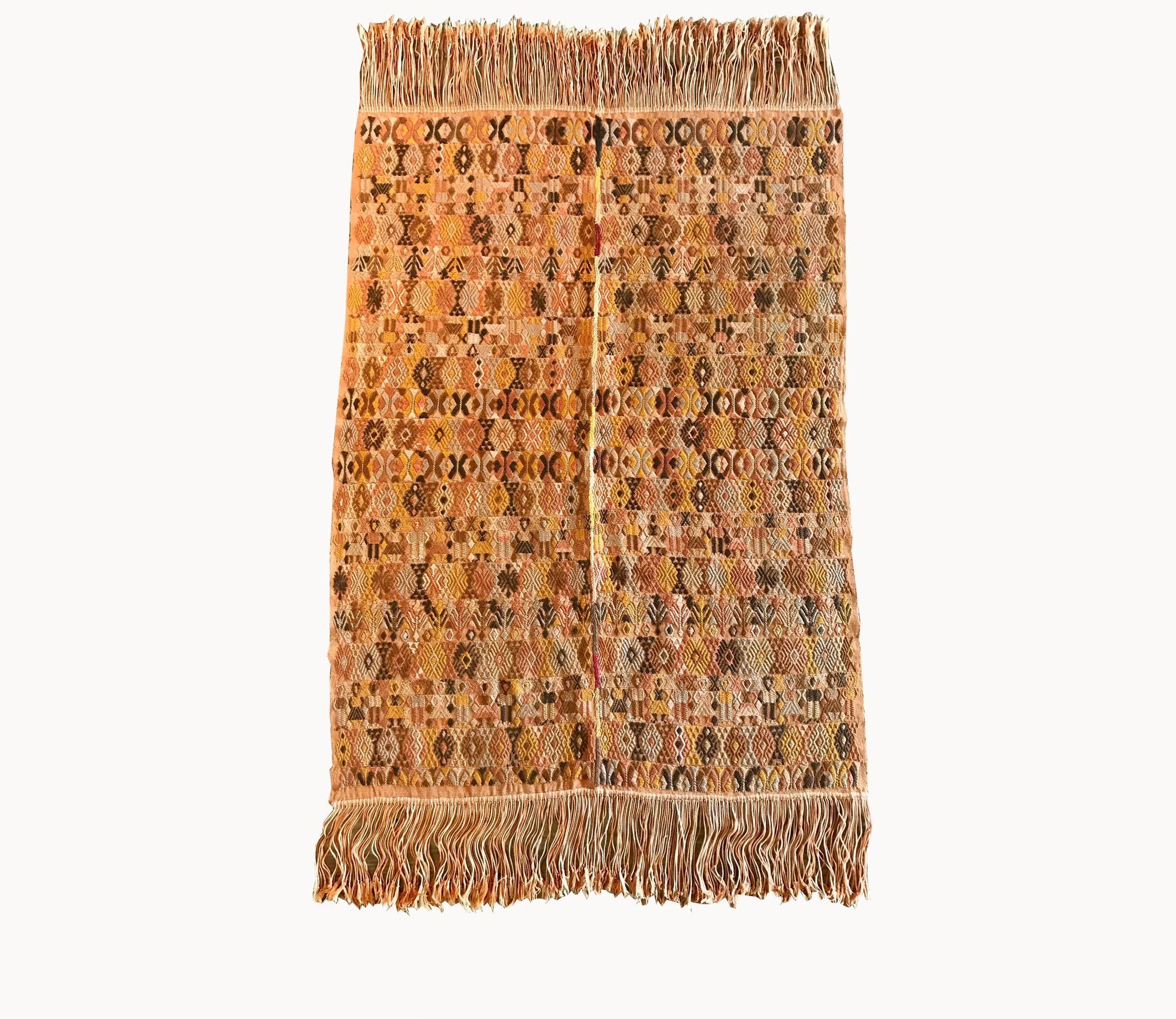 Guatemalan Textile - Silk Coban Table Cloth