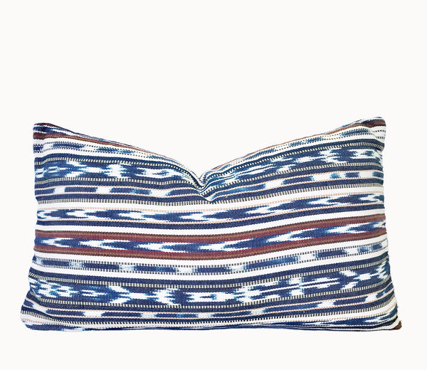 King Fisher - Ikat Lumbar Pillow