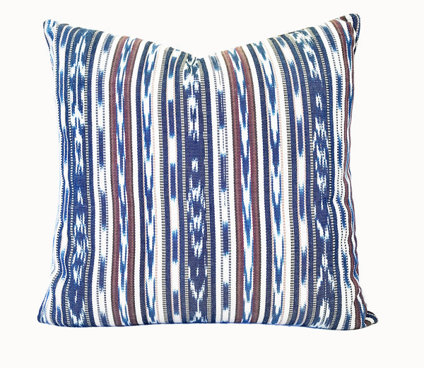 King Fisher - Ikat Throw Pillow