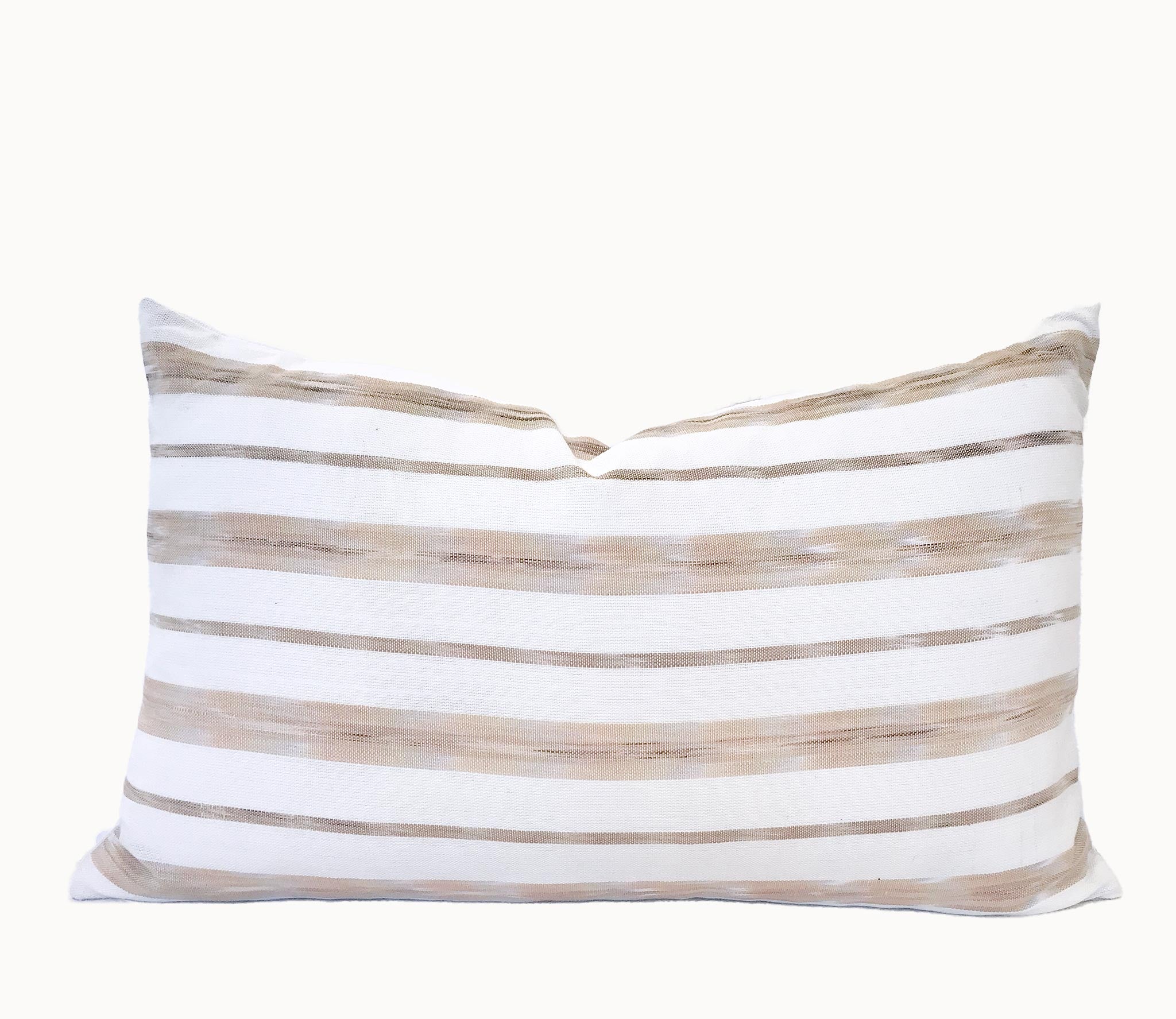 Capuccino - Ikat Lumbar Pillow