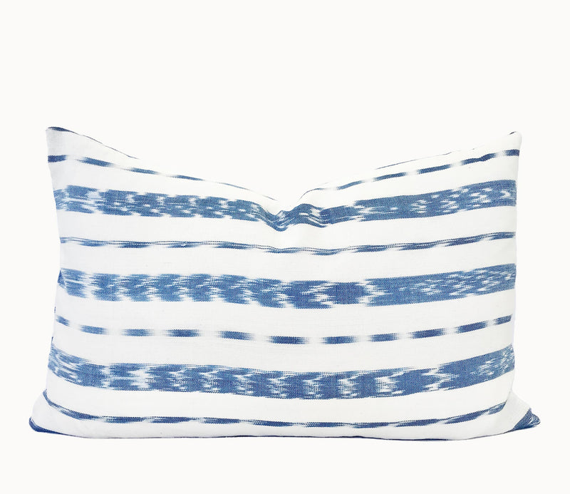 Handwoven Guatemala ikat pillow