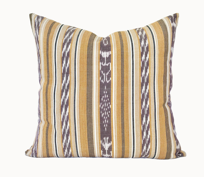 Golden Hour - Ikat Throw Pillow