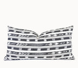Zebra - Ikat Lumbar Pillow