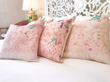 Huipil Pillows - White Nahuala I