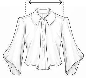 How to measure a blouse-style huipil
