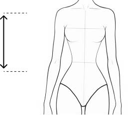 How to measure huipil length